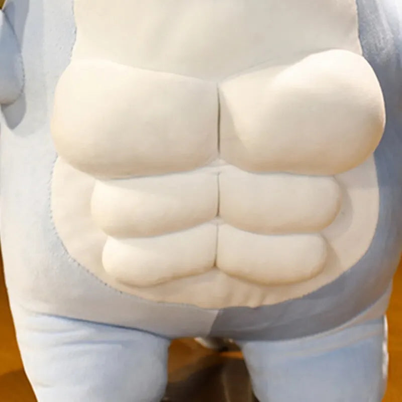 Muscle Shark Plush Doll