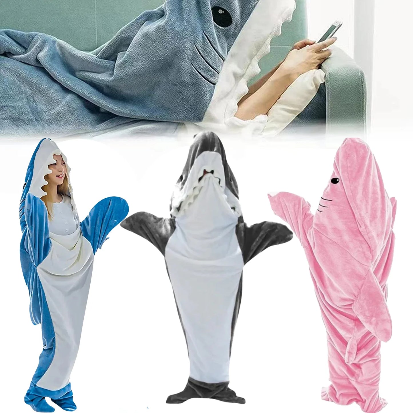 Wearable Shark Blanket