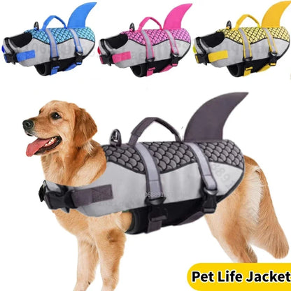 Shark Theme Dog Life Vest