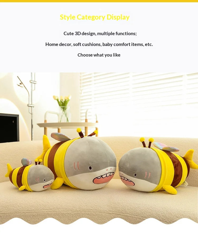 Shark Bee Plushie